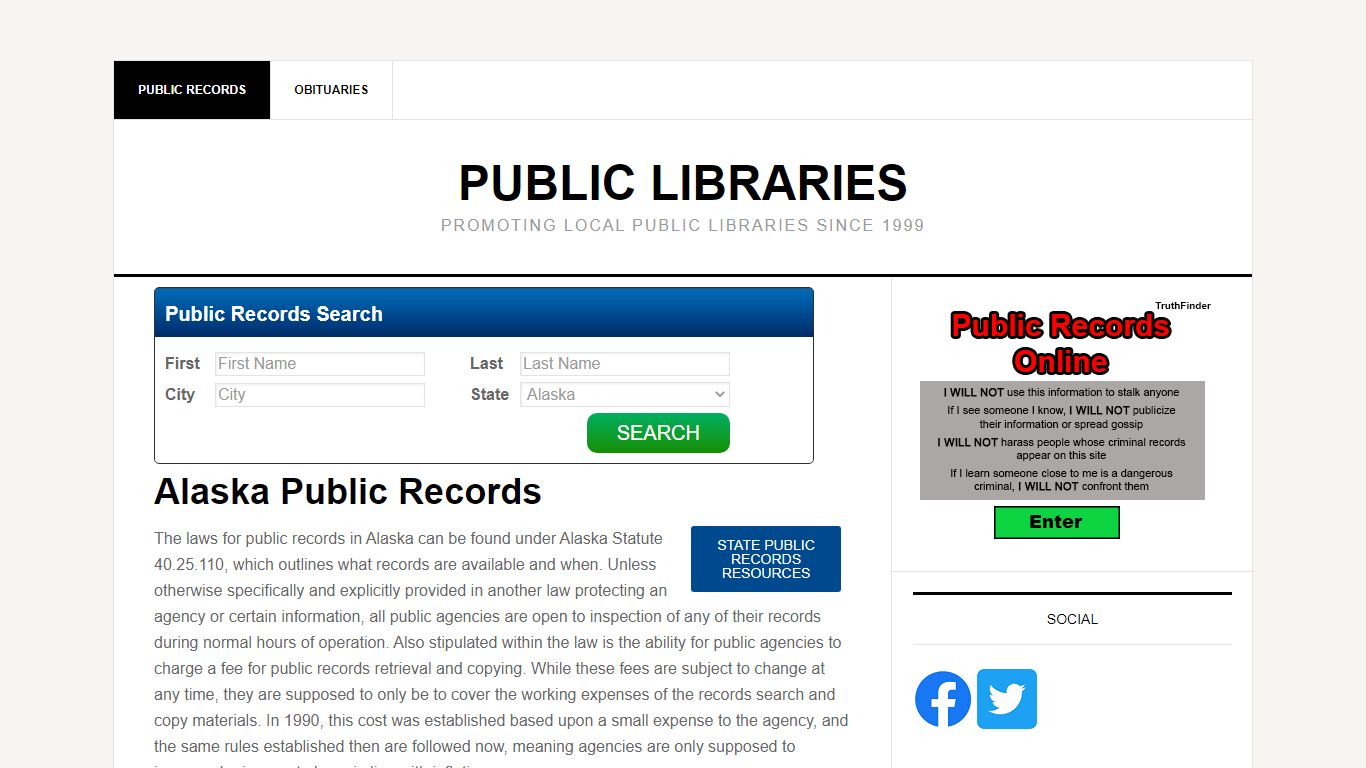 Alaska Public Records